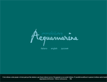 Tablet Screenshot of immobiliareacquamarina.it